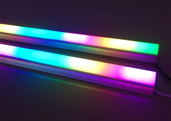 3D tubo 12W DMX RGB programable del pixel del efecto LED para la etapa del club